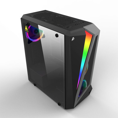 Корпус 1stPlayer R5-3R1 Color LED Black без БЖ