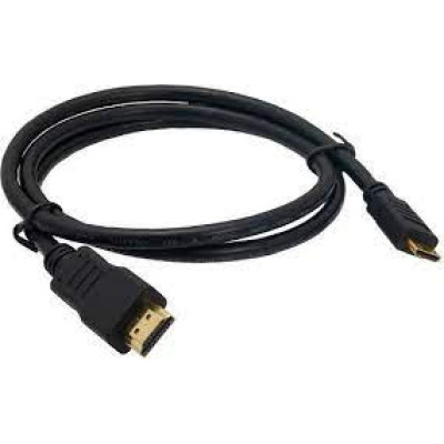 Кабель для монітора HDMI - HDMI, 1,5 м, Merlion high speed v1.4, OD-7.5mm, круглий Black
