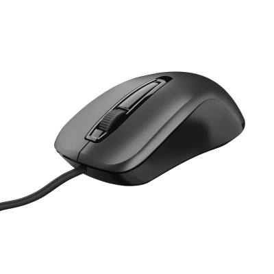 Мишка Trust Carve, USB, Black (23733)