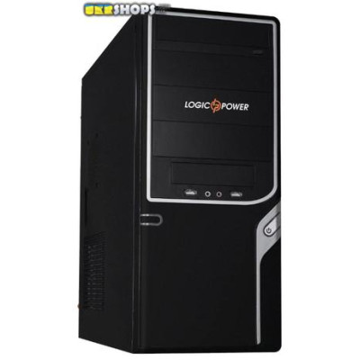 Корпус LogicPower LP 5903BG - 450W 12cm black chassis and PSU