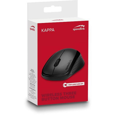 Мишка Speedlink Kappa, Black, USB, Wireless