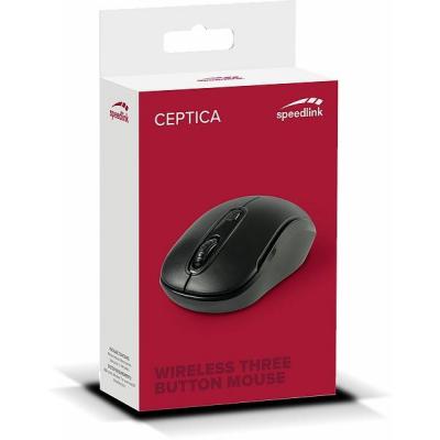 Мишка Speedlink Ceptica, Black, USB, Wireless