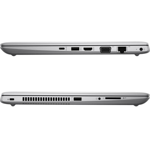 Ноутбук HP ProBook 440 G5 (2RS30EA), 14" (1920x1080) Full HD, матовый, Intel Core i5-8250U (1.6 - 3.4 ГГц), RAM 8 ГБ, SSD 256 ГБ, Intel UHD Graphics 620, без ОД, LAN, Wi-Fi, Bluetooth, веб-камера, Windows Pro, серебристый