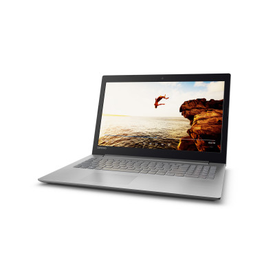 Ноутбук Lenovo IdeaPad 320-15IAP (80XR00PNRA), 15.6" (1920x1080) Full HD, матовый, Intel Celeron N3350 (1.1 - 2.4 ГГц), RAM 4 ГБ, HDD 500 ГБ, Intel HD Graphics 500, без ОД, LAN, Wi-Fi, Bluetooth, веб-камера, DOS, Platinum Grey
