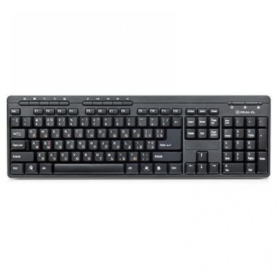 Клавіатура REAL-EL Comfort 7007 Black USB (EL123100003)