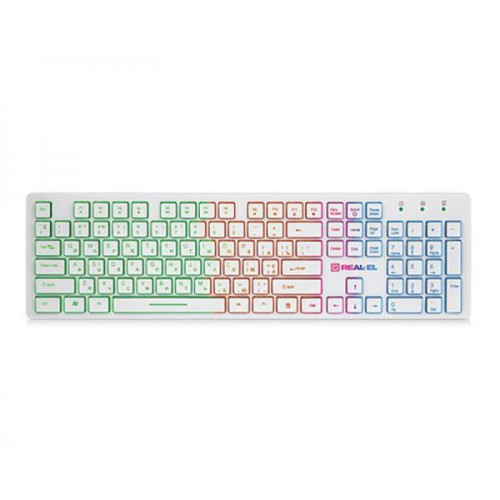 Клавіатура REAL-EL Comfort 7070 White USB (EL123100019)
