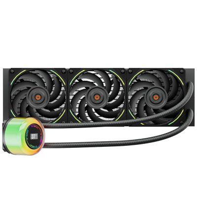 Система водяного охолодження для CPU Socket All 1stPlayer CC-360 ARGB, Black, Intel: 2011/1851/1700/1366/1200/1150/1151/1155/1156, AMD: AM5/AM4/AM3+/AM3/FM2+/FM2/FM1, 397x120x27 мм, 4-pin
