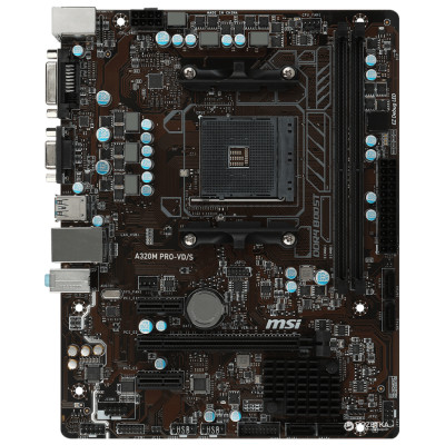 Материнська плата MSI A320M PRO-VD/S (sAM4, AMD A320, PCI-Ex16)