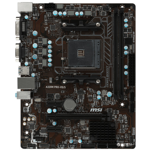 Материнська плата MSI A320M PRO-VD/S (sAM4, AMD A320, PCI-Ex16)