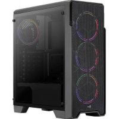 Корпус Aerocool Ore FRGB-G-BK-v1 RGB Black без БЖ