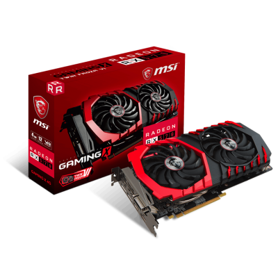 Відеоадаптер ATI Radeon RX 570 4GB GDDR5 (256bit) MSI (RX 570 GAMING X 8G) (DVI, 2 x HDMI, 2 x DisplayPort)