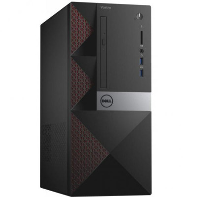 Системний блок Dell Vostro 3268 Mini Tower, Intel Core i3-7100, (3.9ГГц), 4ГБ 2400MHz DDR4, 500 ГБ 7200rpm, Intel HD Graphics, DVD-R/W, Linux