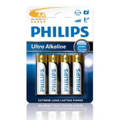 Батарейка AA Philips LR6/4-BL (Ultra Alkaline) (1шт.)