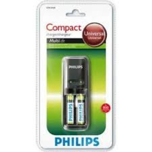 Зарядний пристрій Philips MultiLife SCB1235NB заряд.устр.+2xААА 800mAh