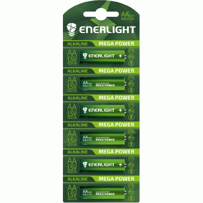 Батарейка AA Enerlight LR6/4-BL (Mega Power) (1шт.)