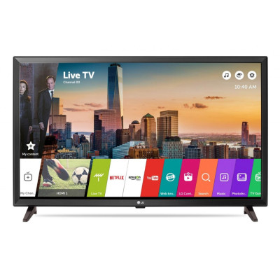 Телевизор LG 32'' 32LJ610V , 1920x1080, 1080p Full HD, PAL, SECAM, 50 Гц, мощность звука 20 Вт, HDMI x3, Ethernet, Wi-Fi, Smart TV, DVB-T2, DVB-C, DVB-S2
