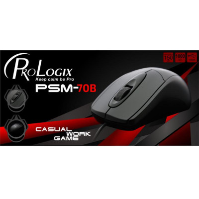 Мишка ProLogix PSM-70B USB Black