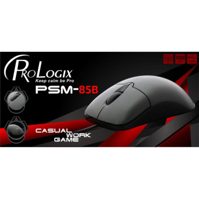 Мишка ProLogix PSM-85B USB Black