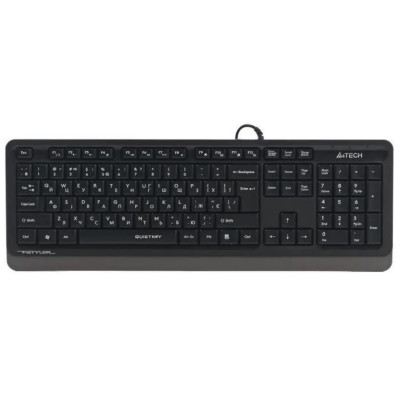 Клавіатура A4 Tech FK10Q USB Grey 