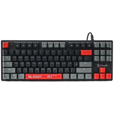 Клавіатура A4 Tech Bloody S310N, USB, Energy Red, механічна