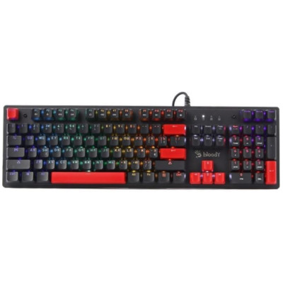 Клавіатура A4 Tech Bloody S525N, USB, Fire Black, механічна