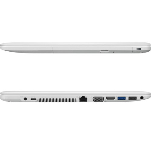 Ноутбук Asus X541U (X541UJ-GQ528) 15.6" (1366x768) HD, матовый, Intel Core i3-6006U (2.0 ГГц), RAM 4 ГБ, HDD 500 ГБ, nVidia GeForce 920M, 2 ГБ, без ОД, LAN, Wi-Fi, Bluetooth, веб-камера, без ОС, 2 кг, белый