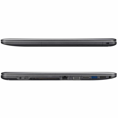 Ноутбук Asus X541U (X541UJ-GQ384) 15.6" (1366x768) HD, матовый, Intel Core i3-6006U (2.0 ГГц), RAM 4 ГБ, HDD 500 ГБ, nVidia GeForce 920M, 2 ГБ, без ОД, LAN, Wi-Fi, Bluetooth, веб-камера, без ОС, 2 кг, серебристый