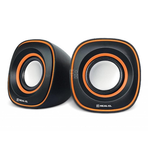 Колонки REAL-EL 2.0 S-15 Black, USB (EL121100002)
