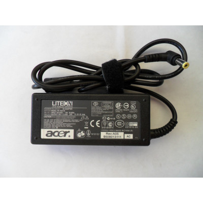 Блок живлення для ноутбука Acer Liteon (Merlion) 19V, 3.42A, 65W, (4.0*1.35мм)+ кабель живлення (LAC65/12-4.0)