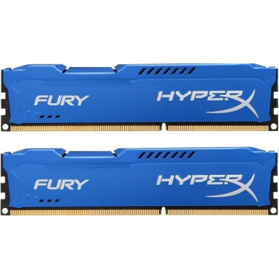 Модуль пам'яті Kit DDR III 16GB (2x8GB) 1866 MHz Kingston HyperX Fury Blue (HX318C10FK2/16)