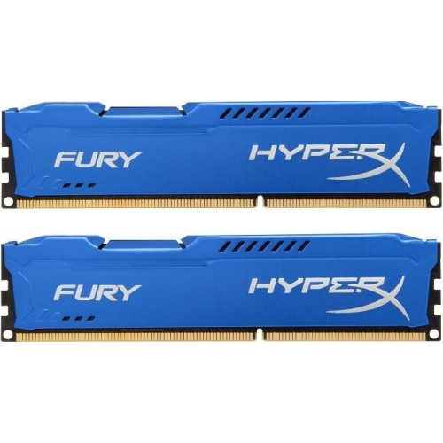 Модуль пам'яті Kit DDR III 16GB (2x8GB) 1866 MHz Kingston HyperX Fury Blue (HX318C10FK2/16)