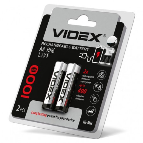 Аккумулятор AA 1100mAh Videx HR6 (1 шт.)