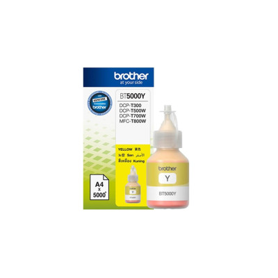 Чорнило Brother Yellow (BT5000Y) 41,8 мл, (DCP-T300, DCP-T500W, DCP-T700W)