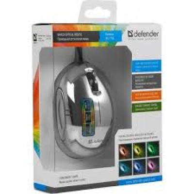 Мишка Defender Rainbow MS-770L Chrome, USB
