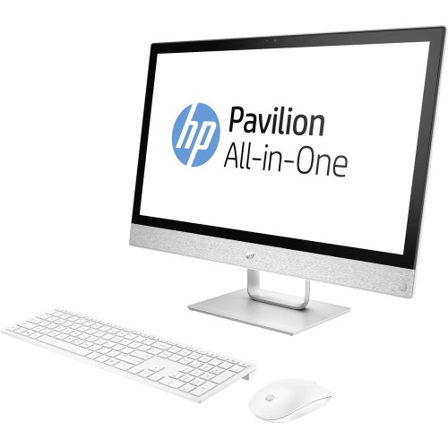 Моноблок HP Pavilion 24-r001ng (2PT55EA), 23.8" (1920x1080) FHD, AMD A12-9730P (2.6 GHz), 8 GB DDR4 , 1TB HDD + 256GB SSD, AMD Radeon R7, DVD-RW, WiFi, Windows 10 Home, White