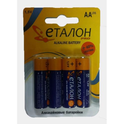 Батарейка AA Еталон LR6/4-BL (Alkaline) (1шт.)