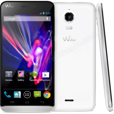 Мобільний телефон Wiko WAX, Coral, 4.7", FWVGA, (1280x720), Nvidia Tegra 4i (1.7 ГГц), RAM 1 ГБ, 4 ГБвбудованої пам'яті, основна камера: 8 Мп, фронтальна камера: 5 Мп, 3G, GPS, підтримка SIM-карт (Micro-SIM), Android 4.0, 1300 мА*ч