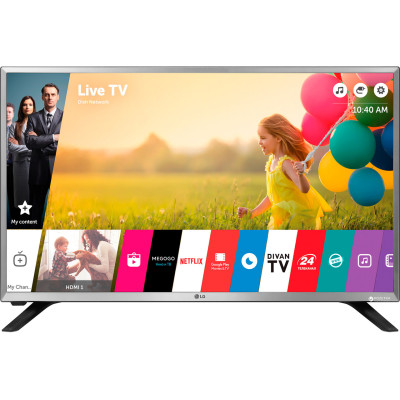 Телевизор LG 32" 32LJ590U, 1366×768, HD, TFT IPS, 50 Гц, DVR, мощность звука 20 Вт, HDMI x3, Ethernet, Smart TV, CI+, DVB-C, DVB-S2, DVB-T2