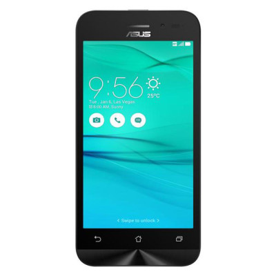 Мобільний телефон Asus Zenfone Go. Black. 5.5", TFT, (1280x720), Qualcomm Snapdragon 400 (1.4 ГГц), RAM 2 ГБ, 32 ГБ вбудованої пам'яті + microSD,SDHC (до 128 ГБ), основна камера: 13 Мп, фронтальна камера: 5 Мп, 3G, GPS, підтримка 2х SIM-карт (Micro-S