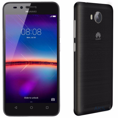 Мобильный телефон HUAWEI Y3, 4", TFT, (800x480), MediaTek MT6582M (1.3 ГГц), RAM 512 MБ, 4 ГБ встроенной памяти + поддержка microSD,SDHC (до 32 ГБ), Mali-400 MP2, основная камера: 5 Мп, фронтальная камера: 2 Мп, 3G, GPS, поддержка 2х SIM-карт (Micro-