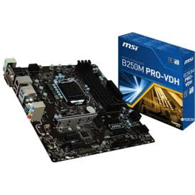 Материнська плата MSI B250M Pro VDH (s1151, Intel B250, PCI-Ex16), 2 x DDR4, MicroATX