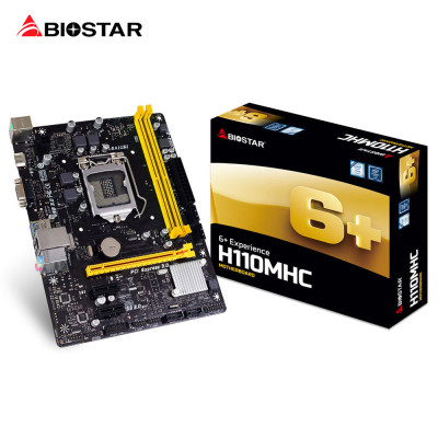 Материнская плата Biostar H110MHC (S-1151, H110) 2xDDR4 2400