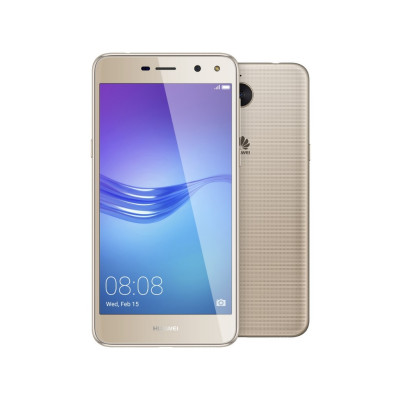 Мобильный телефон HUAWEI Y6 2017, Gold, 5", IPS, (1280x720), MediaTek MT6737T (1.4 ГГц), RAM 2 ГБ, 16 ГБ встроенной памяти + microSD/SDHC (до 128 ГБ), основная камера: 13 Мп, фронтальная камера: 5 Мп, 3G, GPS, поддержка 2х SIM-карт (Micro-SIM), Andro