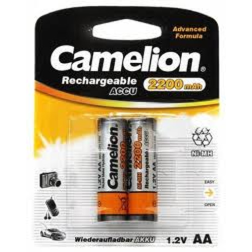 Аккумулятор AA 2200mAh Camelion (2 шт.)