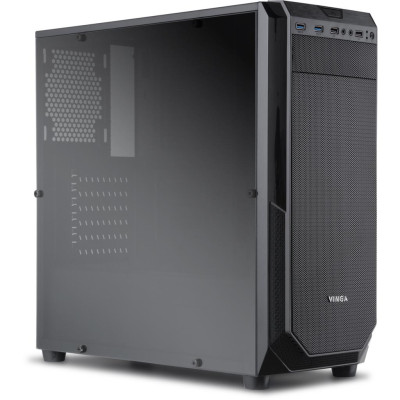 Корпус Vinga Vision, ATX, Black