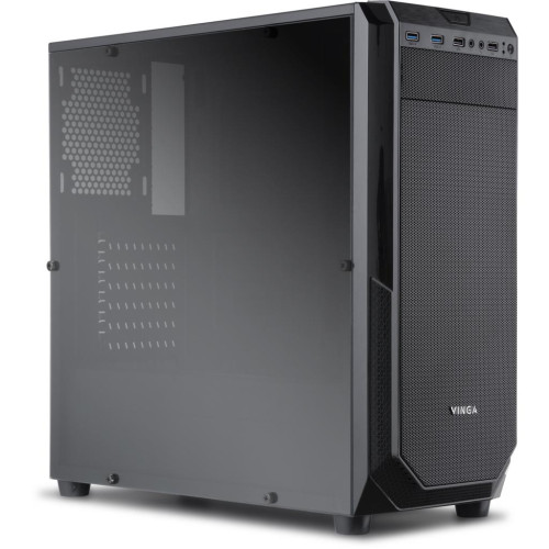 Корпус Vinga Vision, ATX, Black