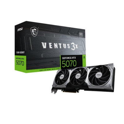 Відеоадаптер RTX5070 12GB GDDR7 192bit MSI VENTUS 12G 3X OC (V532-072)