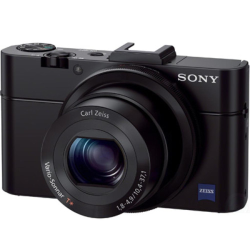 Цифровая фотокамера Sony Cyber-Shot DSC-RX100, Матрица 1", 20.2 Мп, Зум: 3.6x (оптический), поддержка карт памяти MS Duo,SDHC,SDXC, ЖК-дисплей 3", питание от литий-ионного аккумулятора, 101.6 x 58.1 x 35.9 мм, 240 г, черный