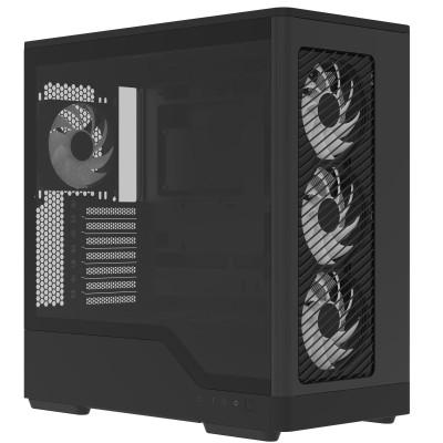 Корпус Aerocool D520A-BK-v1 Black без БЖ (ACCM-DS05143.11)