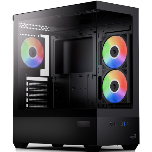 Корпус Aerocool P500D Digi-G-BK-v1 RGB Black без БЖ (ACCM-PN07033.11)